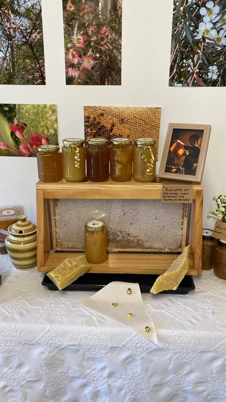 Inside the Wanderer Honey shop, Terrey Hills