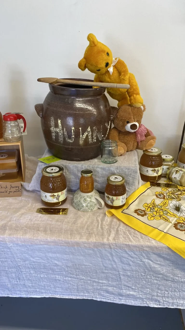 Inside the Wanderer Honey shop, Terrey Hills