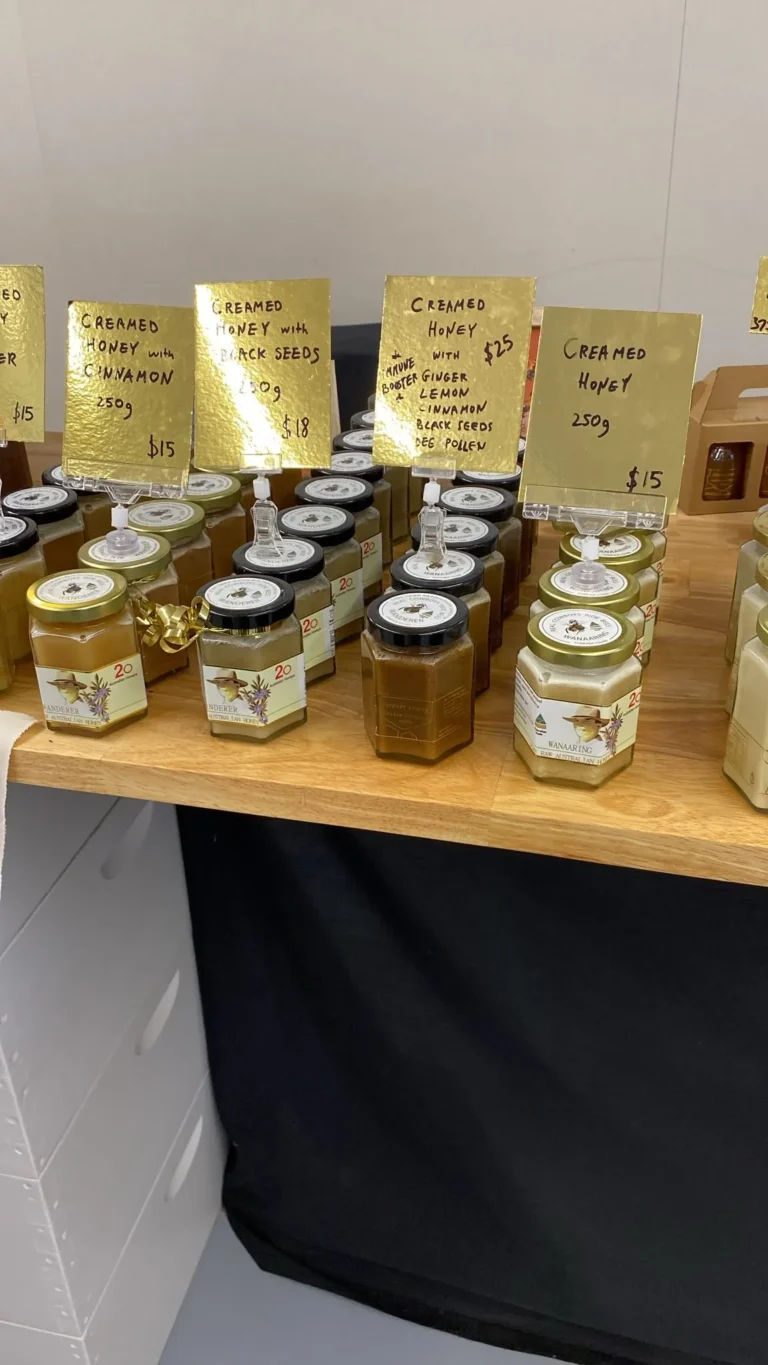 Inside the Wanderer Honey shop, Terrey Hills